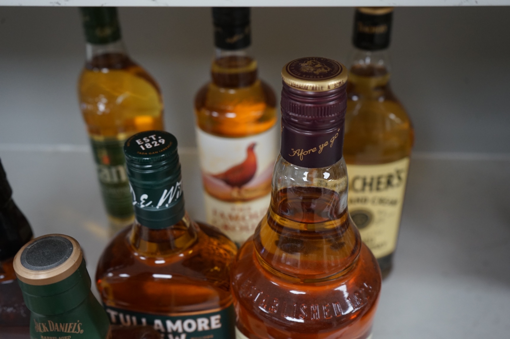 Seven bottles of various Whisky/whiskey to include Bells, Jack Daniel’s and Teachers